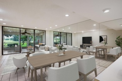 Welcome to this charming 2-bedroom townhouse nestled in a serent on Fountains Golf and Country Club in Florida - for sale on GolfHomes.com, golf home, golf lot