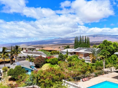 Hidden from the road by mature landscaping (terraced lava rock on Waikoloa Village Golf Club in Hawaii - for sale on GolfHomes.com, golf home, golf lot
