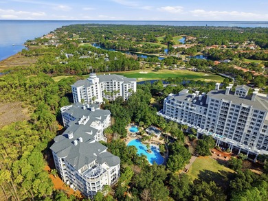 Positioned above the fairways with tranquil views of the golf on Sandestin Golf and Beach Resort - Raven in Florida - for sale on GolfHomes.com, golf home, golf lot