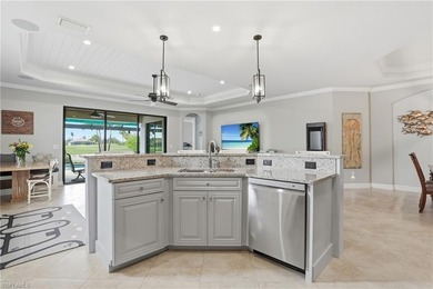 Experience elevated golf course living in this beautifully on Bonita National Golf Course in Florida - for sale on GolfHomes.com, golf home, golf lot