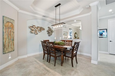 Experience elevated golf course living in this beautifully on Bonita National Golf Course in Florida - for sale on GolfHomes.com, golf home, golf lot