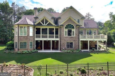 Welcome to this exceptional 3-sided brick and stone executive on Hamilton Mill Golf Club in Georgia - for sale on GolfHomes.com, golf home, golf lot