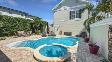 Come tour this exceptionally renovated 2 story courtyard home on Reunion Resort Golf Course in Florida - for sale on GolfHomes.com, golf home, golf lot