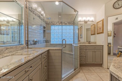 Beautifully customized home located on a golf course lot with on Tuscany Falls At Pebble Creek in Arizona - for sale on GolfHomes.com, golf home, golf lot