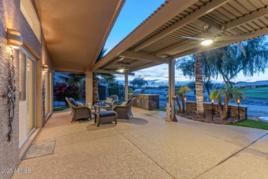 Beautifully customized home located on a golf course lot with on Tuscany Falls At Pebble Creek in Arizona - for sale on GolfHomes.com, golf home, golf lot