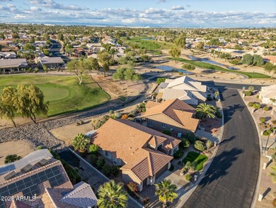 Beautifully customized home located on a golf course lot with on Tuscany Falls At Pebble Creek in Arizona - for sale on GolfHomes.com, golf home, golf lot
