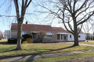 BUILT TO LAST! This ranch sits on a corner 1/2 acre lot in town on Hamlet Golf Course in Indiana - for sale on GolfHomes.com, golf home, golf lot
