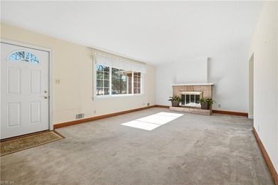 Brick ranch with new roof on both home and detached two car on Elizabeth Manor Golf and Country Club in Virginia - for sale on GolfHomes.com, golf home, golf lot