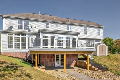 Brick face beauty w/private lot & 2car att side entry grg on Cranberry Highlands Golf Course in Pennsylvania - for sale on GolfHomes.com, golf home, golf lot