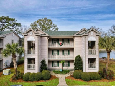 WOW! What a view! This 3rd floor True Blue II end condo offers on  in South Carolina - for sale on GolfHomes.com, golf home, golf lot