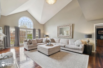 Discover luxurious lakefront living in this beautifully on Indianwood Golf and Country Club in Michigan - for sale on GolfHomes.com, golf home, golf lot