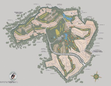 Wonderful interior lot in the prestigious Forest Creek on Forest Creek Golf Club  in North Carolina - for sale on GolfHomes.com, golf home, golf lot