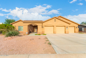 This beautiful Custom home is a MUST SEE!  Built on the 5th hole on Arizona City Golf Club in Arizona - for sale on GolfHomes.com, golf home, golf lot