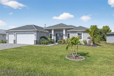 Stunning Contemporary Custom-Built 2024 Home in Punta Gorda with on Burnt Store Golf Club in Florida - for sale on GolfHomes.com, golf home, golf lot