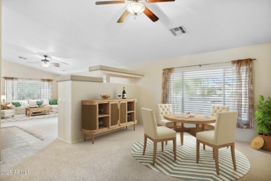 MUST SEE! Well cared, expanded Topaz model with modified floor on Tuscany Falls At Pebble Creek in Arizona - for sale on GolfHomes.com, golf home, golf lot