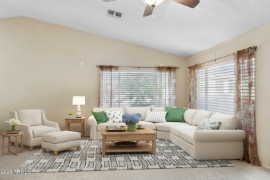 MUST SEE! Well cared, expanded Topaz model with modified floor on Tuscany Falls At Pebble Creek in Arizona - for sale on GolfHomes.com, golf home, golf lot