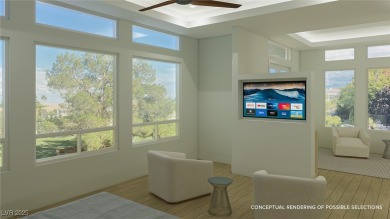 Overlooking the 14th tee of the prestigious TPC Summerlin golf on  in Nevada - for sale on GolfHomes.com, golf home, golf lot