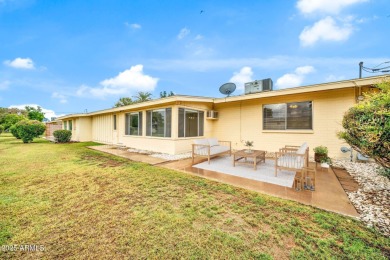 Thoughtfully designed, spacious floorplan just steps away from on Sun City South Golf Course in Arizona - for sale on GolfHomes.com, golf home, golf lot