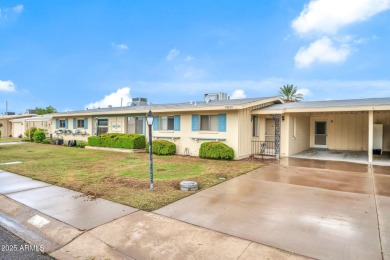Thoughtfully designed, spacious floorplan just steps away from on Sun City South Golf Course in Arizona - for sale on GolfHomes.com, golf home, golf lot