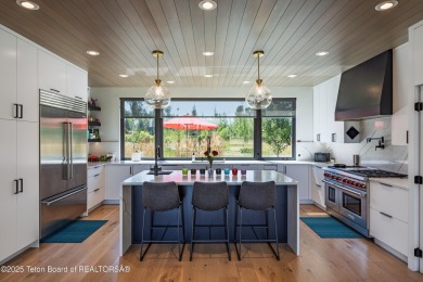 Golf course setting meets mountain modern design. Sitting on the on Jackson Hole Golf and Tennis Club in Wyoming - for sale on GolfHomes.com, golf home, golf lot