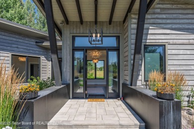 Golf course setting meets mountain modern design. Sitting on the on Jackson Hole Golf and Tennis Club in Wyoming - for sale on GolfHomes.com, golf home, golf lot