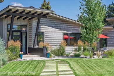 Golf course setting meets mountain modern design. Sitting on the on Jackson Hole Golf and Tennis Club in Wyoming - for sale on GolfHomes.com, golf home, golf lot