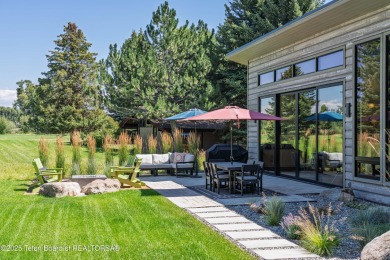 Golf course setting meets mountain modern design. Sitting on the on Jackson Hole Golf and Tennis Club in Wyoming - for sale on GolfHomes.com, golf home, golf lot