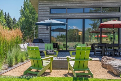 Golf course setting meets mountain modern design. Sitting on the on Jackson Hole Golf and Tennis Club in Wyoming - for sale on GolfHomes.com, golf home, golf lot