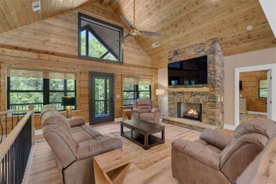Rustic meets Opulent - Log home on Lake Keowee SOLD on Keowee Key Golf and Country Club in South Carolina - for sale on GolfHomes.com, golf home, golf lot