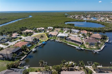 OVERSIZED SAILBOAT-ACCESS LOT ON WIDE CANAL BASIN IN BURNT STORE on Twin Isles Country Club in Florida - for sale on GolfHomes.com, golf home, golf lot