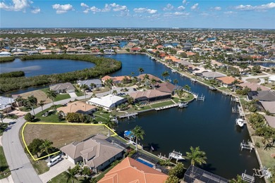 OVERSIZED SAILBOAT-ACCESS LOT ON WIDE CANAL BASIN IN BURNT STORE on Twin Isles Country Club in Florida - for sale on GolfHomes.com, golf home, golf lot