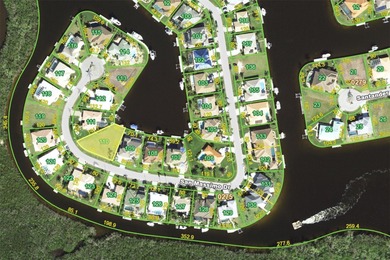 OVERSIZED SAILBOAT-ACCESS LOT ON WIDE CANAL BASIN IN BURNT STORE on Twin Isles Country Club in Florida - for sale on GolfHomes.com, golf home, golf lot