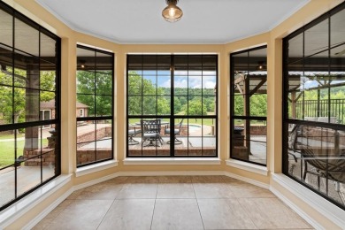Private paradise nestled along the river with water views on Pecan Plantation Country Club in Texas - for sale on GolfHomes.com, golf home, golf lot