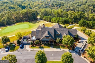 Discover the charm of this nearly new 2023 craftsman-style home on The Highlands Course at Lake Arrowhead in Georgia - for sale on GolfHomes.com, golf home, golf lot