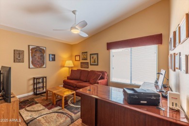Look at this one! The home has an expanded floor plan with extra on Tuscany Falls At Pebble Creek in Arizona - for sale on GolfHomes.com, golf home, golf lot