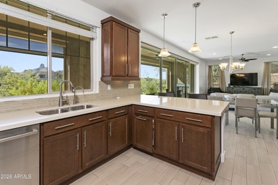 Views of Troon North golf course, Pinnacle Peak, and colorful on Troon North Golf Club  in Arizona - for sale on GolfHomes.com, golf home, golf lot