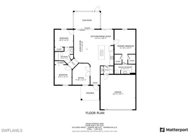 Located in NE Cape, this 3 bedroom, 2 bathroom home offers a on Del Tura Golf and Country Club in Florida - for sale on GolfHomes.com, golf home, golf lot