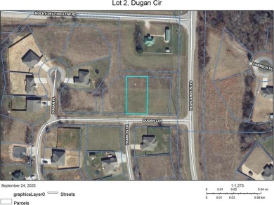 This lot is flat as a pancake.  It's cleared of trees and ready on Bella Vista Country Club - Highlands in Arkansas - for sale on GolfHomes.com, golf home, golf lot