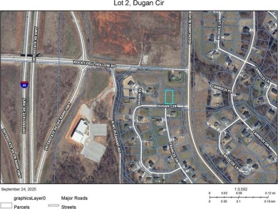 This lot is flat as a pancake.  It's cleared of trees and ready on Bella Vista Country Club - Highlands in Arkansas - for sale on GolfHomes.com, golf home, golf lot