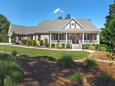 Beautiful all brick, custom home situated on the 1st and 9th on Pinewild Country Club of Pinehurst in North Carolina - for sale on GolfHomes.com, golf home, golf lot