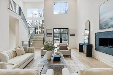 Stunning new construction tucked at the end of a cul-de-sac in on North Fulton Golf Course in Georgia - for sale on GolfHomes.com, golf home, golf lot