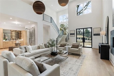 Stunning new construction tucked at the end of a cul-de-sac in on North Fulton Golf Course in Georgia - for sale on GolfHomes.com, golf home, golf lot