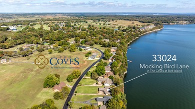 33024 Mockingbird Lane is a striking lakefront retreat that on The Coves Golf Course in Oklahoma - for sale on GolfHomes.com, golf home, golf lot