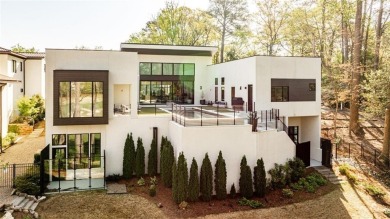 Welcome to this stunning contemporary gem, one of only 5 homes on Druid Hills Golf Club in Georgia - for sale on GolfHomes.com, golf home, golf lot