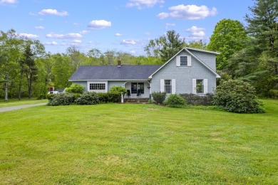 Located at the end of Belgrade Lakes Village, 14 Lakeshore Drive on Belgrade Lakes Golf Club in Maine - for sale on GolfHomes.com, golf home, golf lot