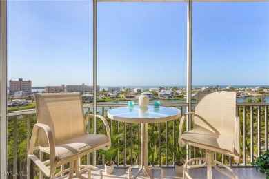 MANATEE BAY 7TH FLOOR CONDO WITH GULF & BAY VIEWS! Waterside at on Fort Myers Beach and Golf Club in Florida - for sale on GolfHomes.com, golf home, golf lot
