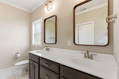 Built in 2023 and backing to the 10th green at Cherry Blossom on Cherry Blossom Golf and Country Club in Kentucky - for sale on GolfHomes.com, golf home, golf lot