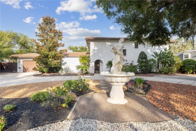 Mediterranean Revival Estate with NEW Custom Pool in Temple on Temple Terrace Golf and Country Club in Florida - for sale on GolfHomes.com, golf home, golf lot