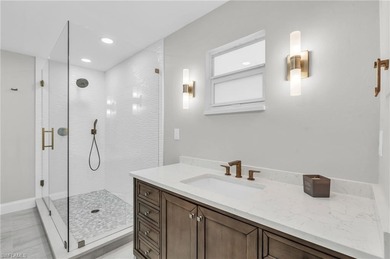 BOATER'S DELIGHT! STUNNING DESIGNER-REMODELED GULF-ACCESS POOL on Fort Myers Beach and Golf Club in Florida - for sale on GolfHomes.com, golf home, golf lot