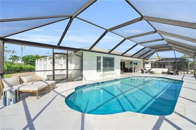 BOATER'S DELIGHT! STUNNING DESIGNER-REMODELED GULF-ACCESS POOL on Fort Myers Beach and Golf Club in Florida - for sale on GolfHomes.com, golf home, golf lot
